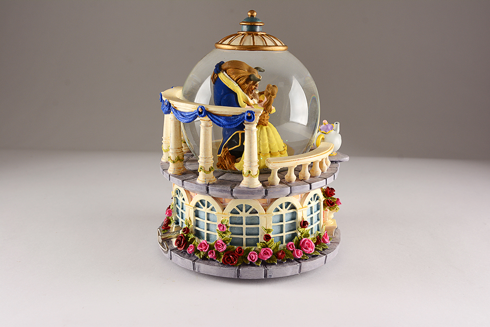 Beauty and The Beast Musical Snow Globe