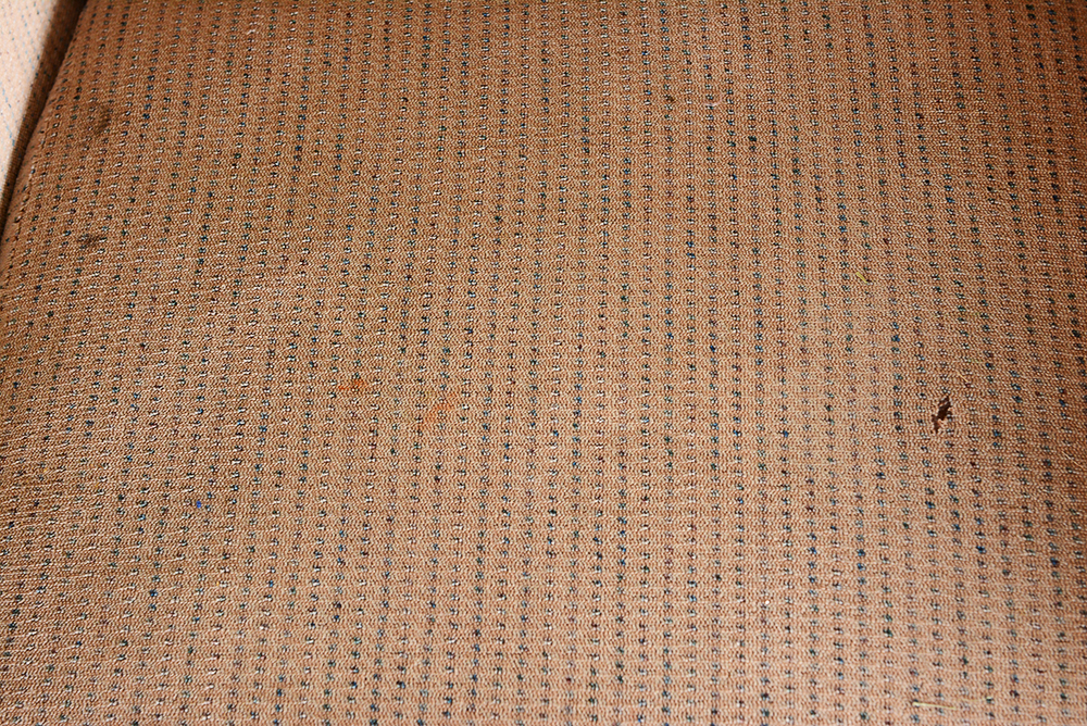 Beige Tufted Back Recliner