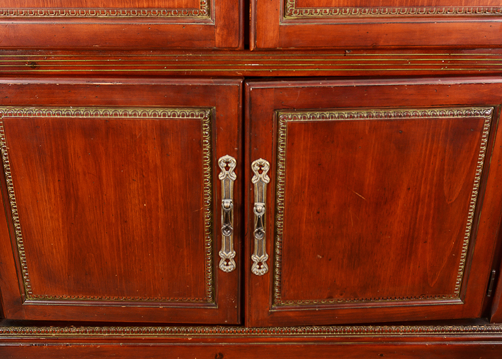 Cherry-Stained Entertainment Center