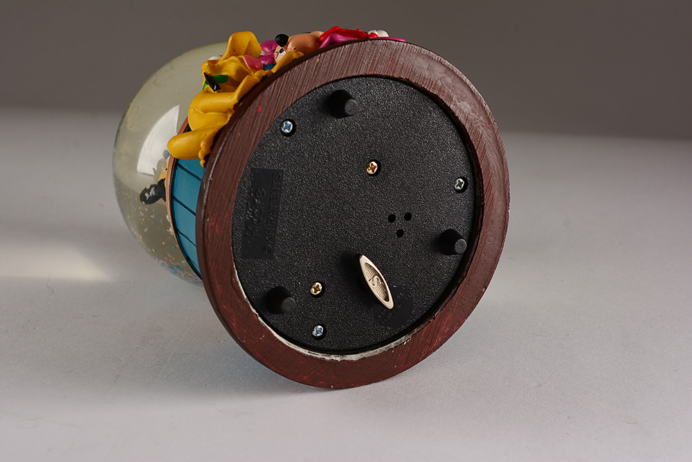 Mickey Mouse and Winnie-the-Pooh Musical Snow Globes