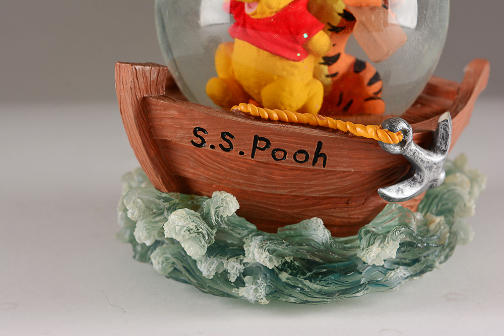 Mickey Mouse and Winnie-the-Pooh Musical Snow Globes