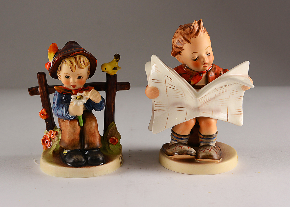 "Latest News" and Other TMK-3 Hummel Figurines