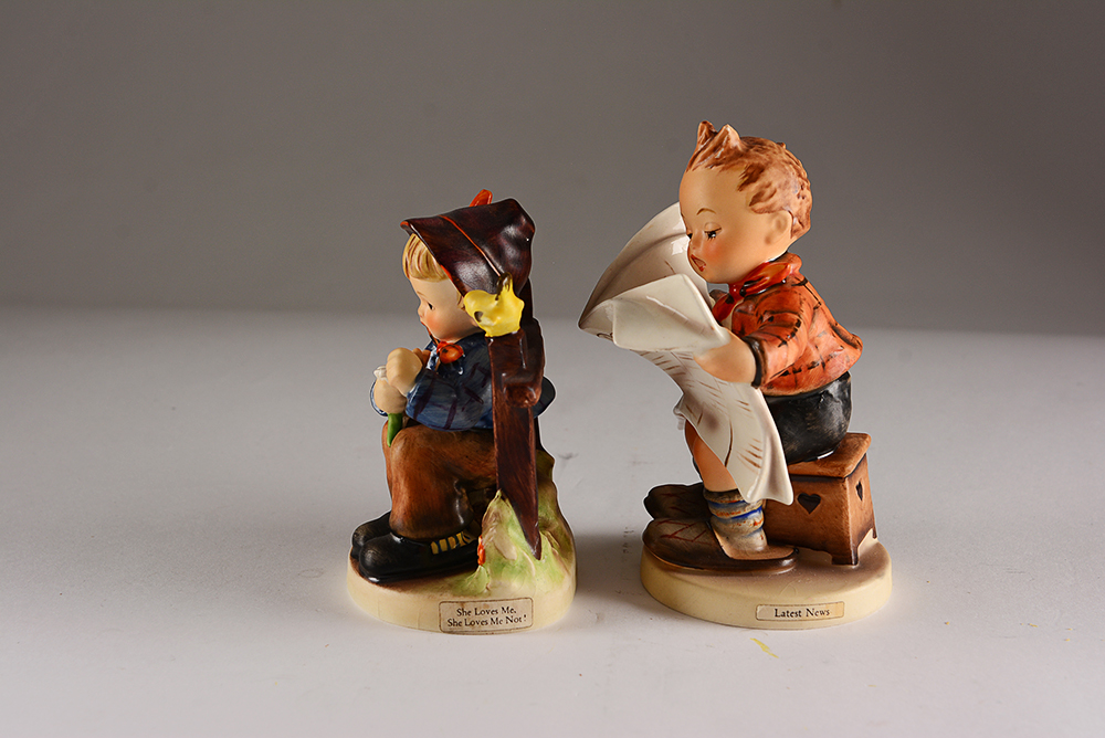 "Latest News" and Other TMK-3 Hummel Figurines
