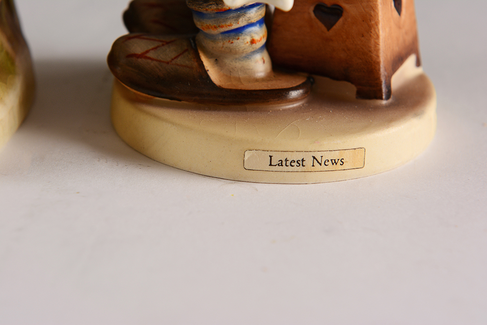 "Latest News" and Other TMK-3 Hummel Figurines