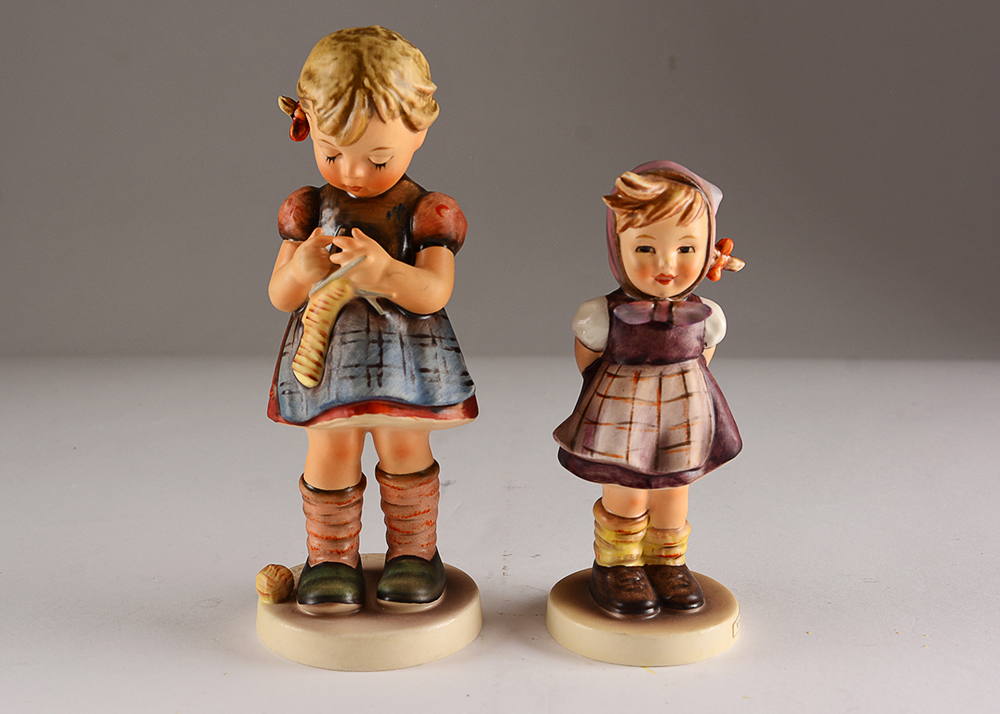"Stitch in Time" and Other TMK-4 Hummel Figurines