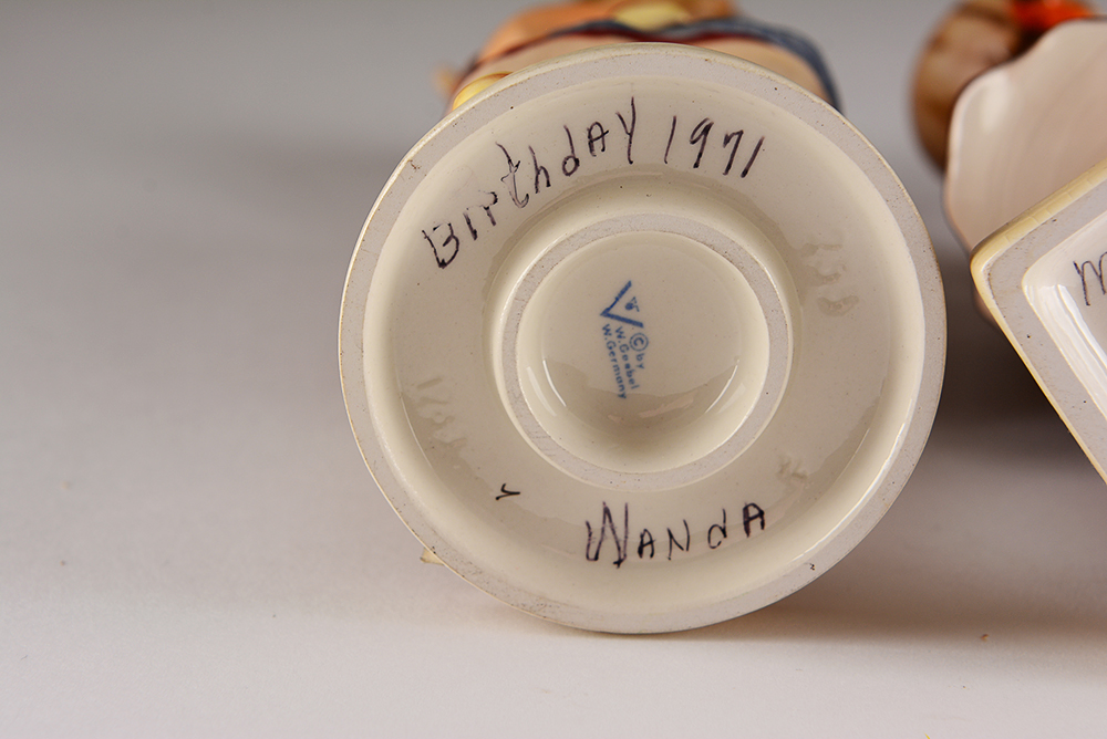 "Stitch in Time" and Other TMK-4 Hummel Figurines