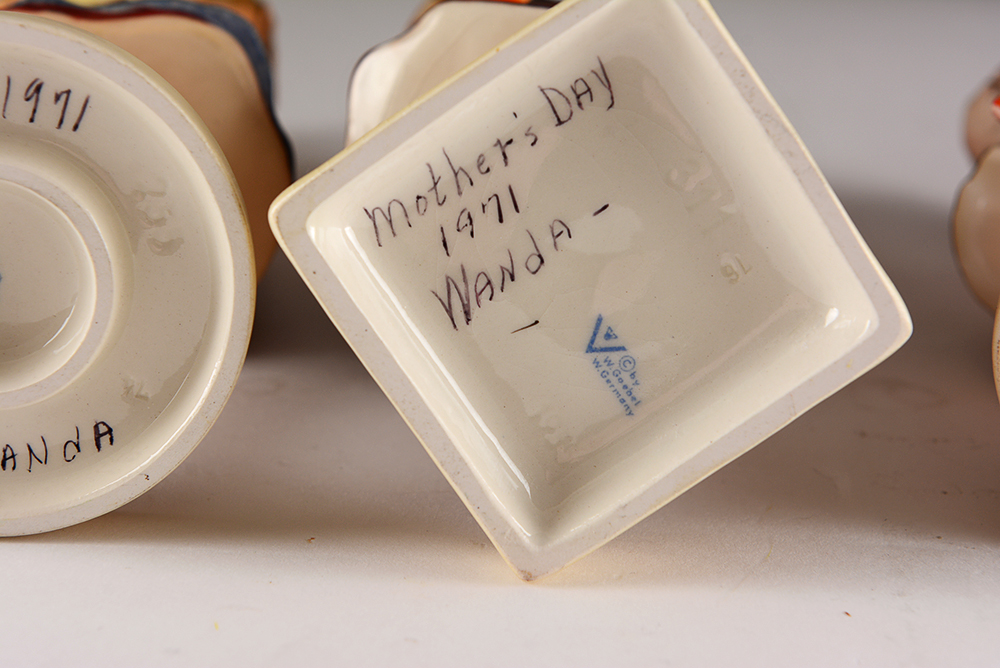 "Stitch in Time" and Other TMK-4 Hummel Figurines