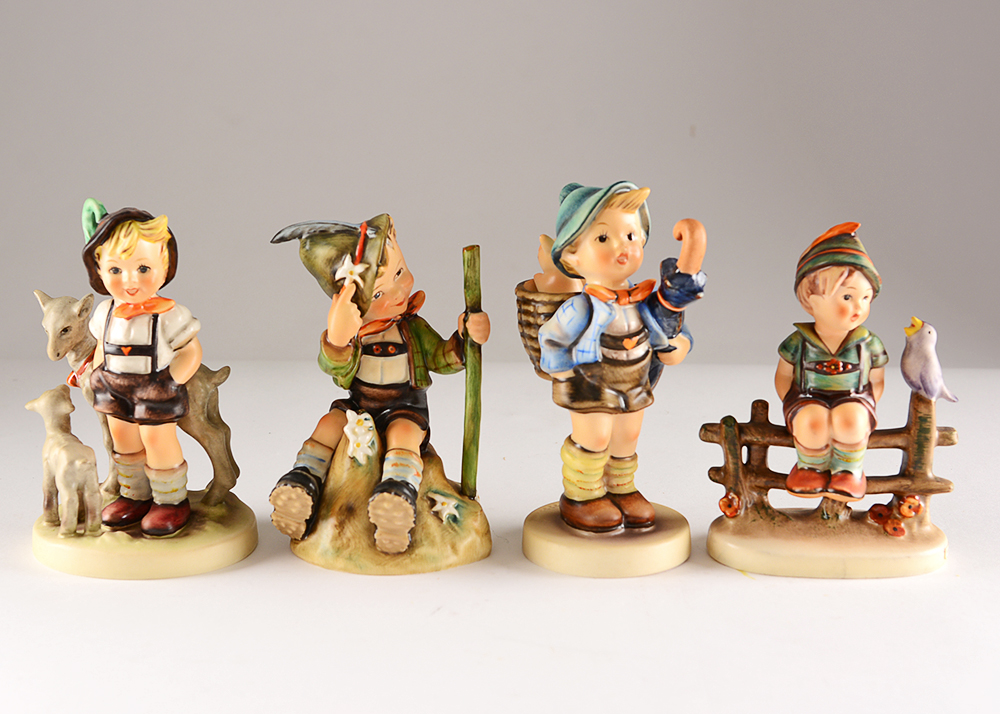 "Home From Market" and Other TMK-4 Hummel Figurines