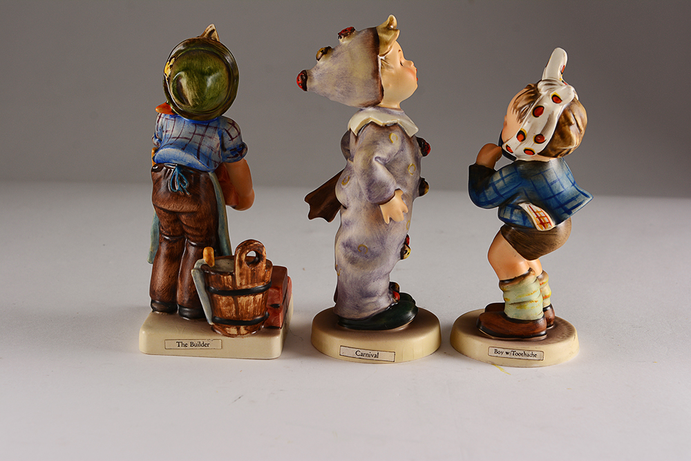 "Boy W/ Toothache" and Other Hummel Figurines