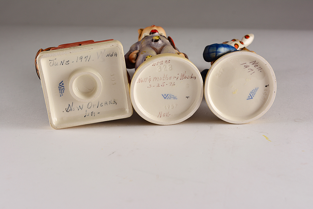 "Boy W/ Toothache" and Other Hummel Figurines