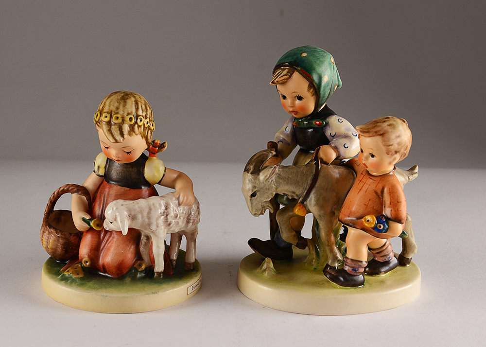 TMK-4 Hummel Figurines Featuring "Favorite Pet"