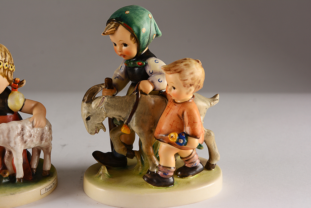 TMK-4 Hummel Figurines Featuring "Favorite Pet"