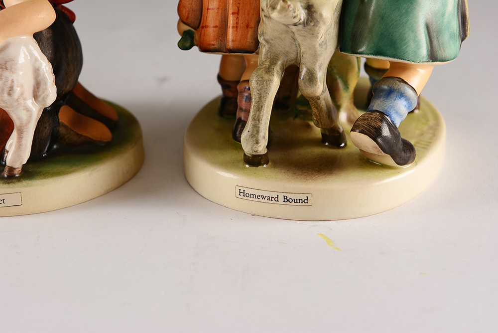 TMK-4 Hummel Figurines Featuring "Favorite Pet"