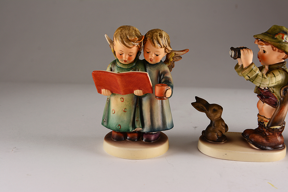"Good Hunting" and Other Vintage Hummel Figurines