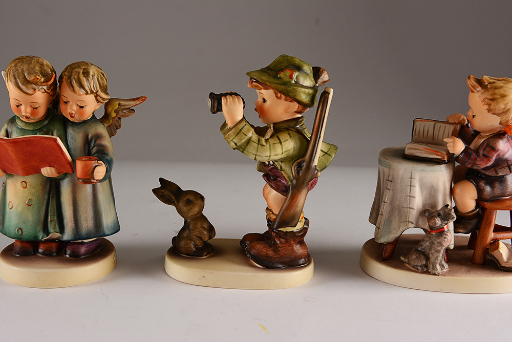 "Good Hunting" and Other Vintage Hummel Figurines