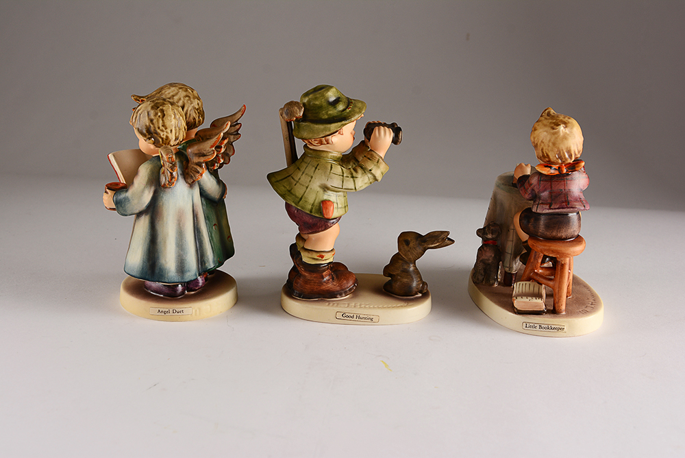 "Good Hunting" and Other Vintage Hummel Figurines