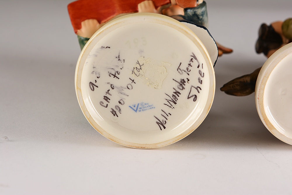 "Good Hunting" and Other Vintage Hummel Figurines