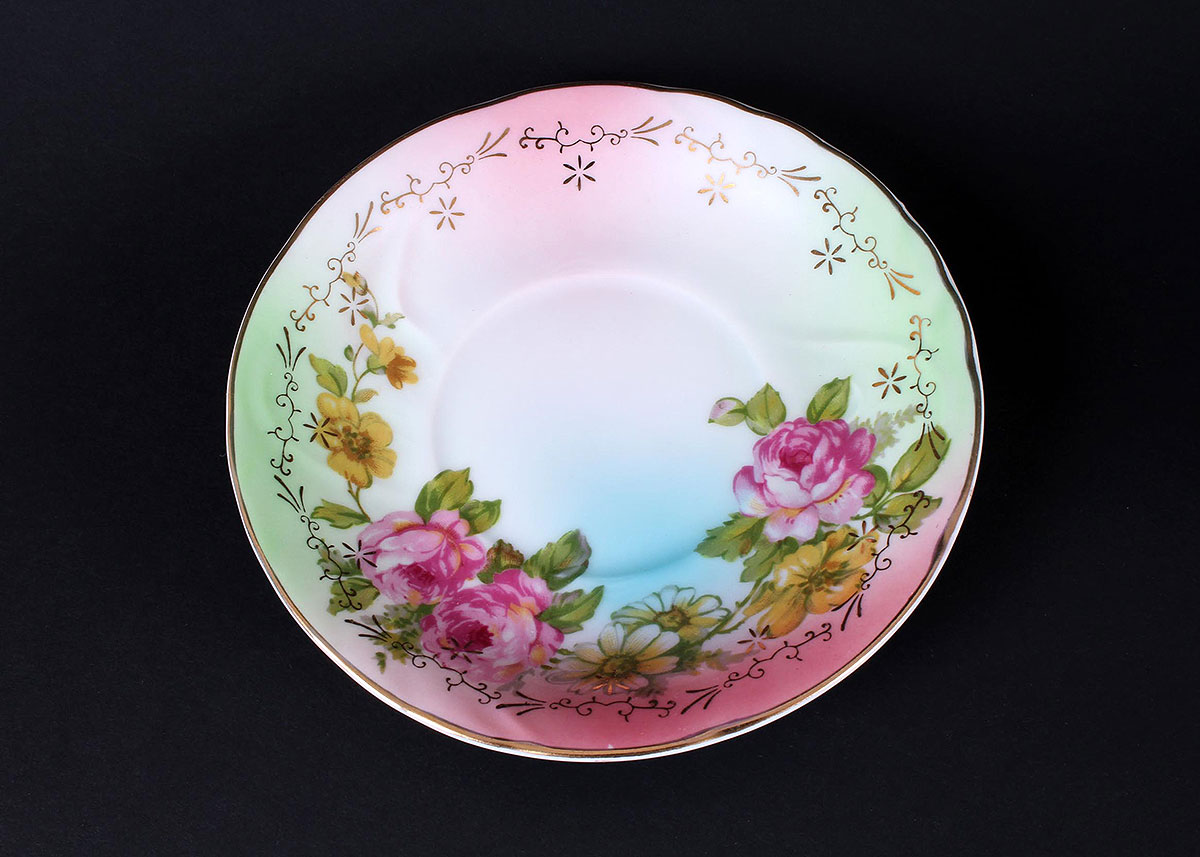 RS Prussia Porcelain 15 Piece Tea Set