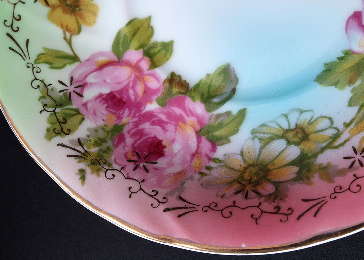 RS Prussia Porcelain 15 Piece Tea Set