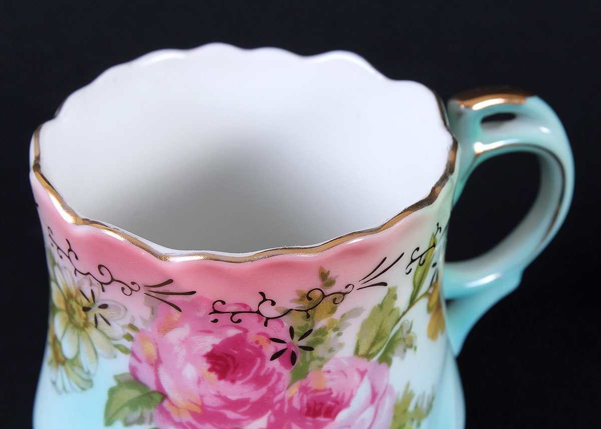 RS Prussia Porcelain 15 Piece Tea Set