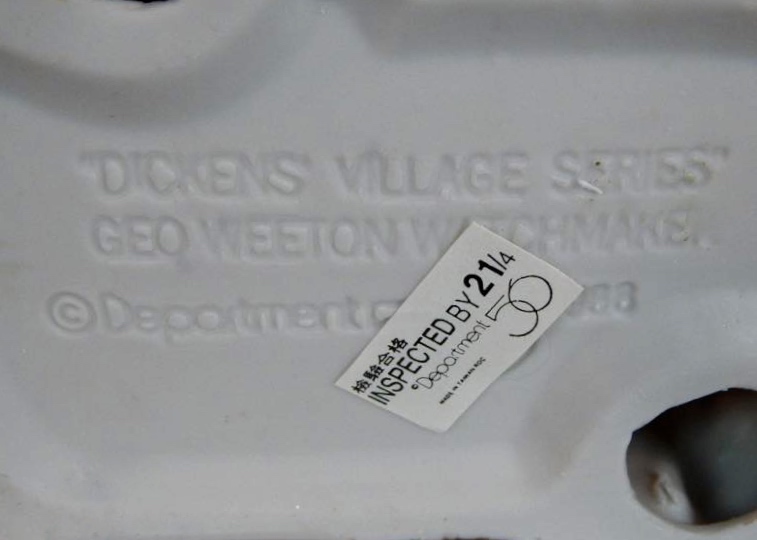 Dickens' Village Merchants