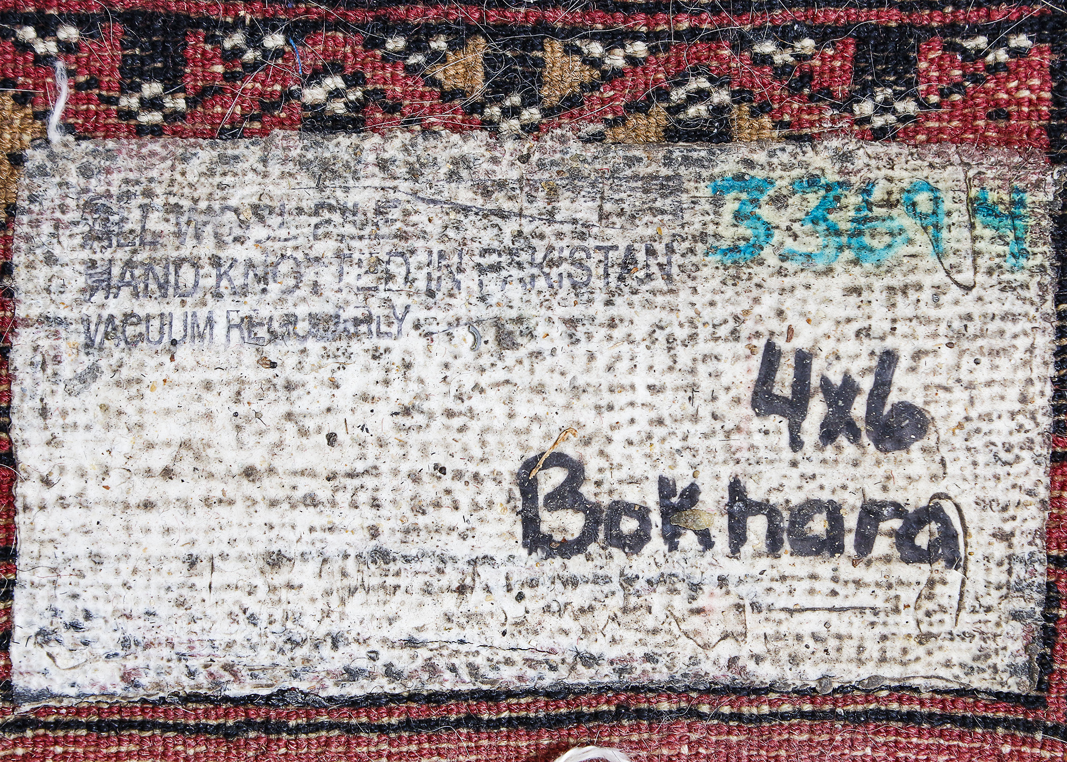 Hand Knotted Pakistani Bokhara Rug