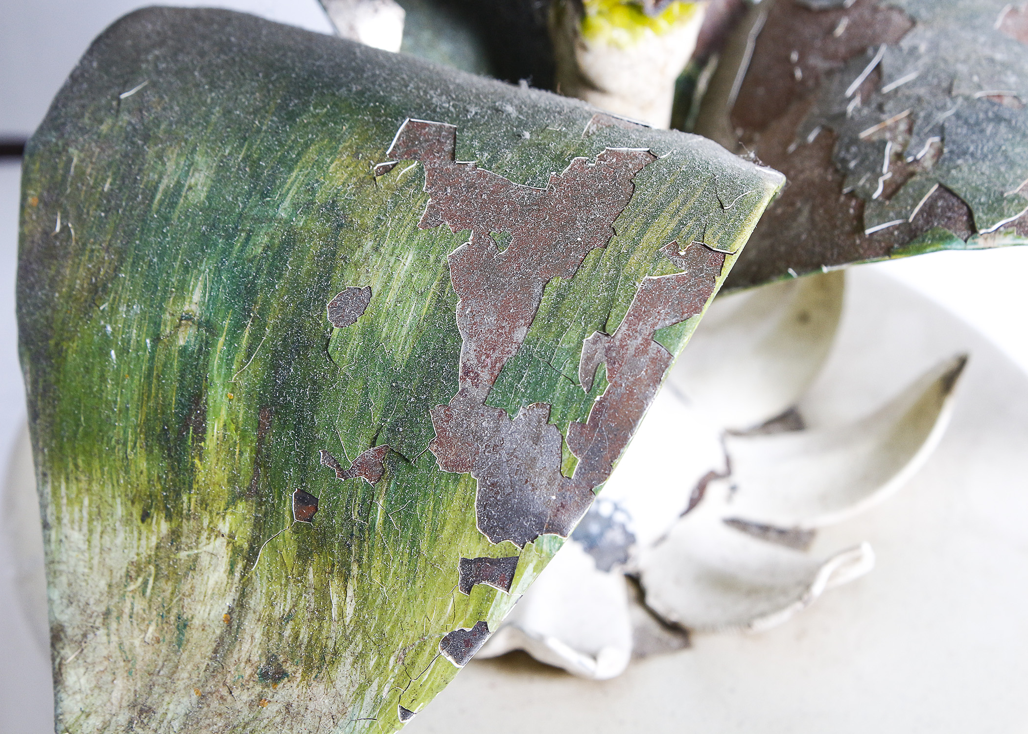 Metal Table Lamp with Gardening and Decor Books