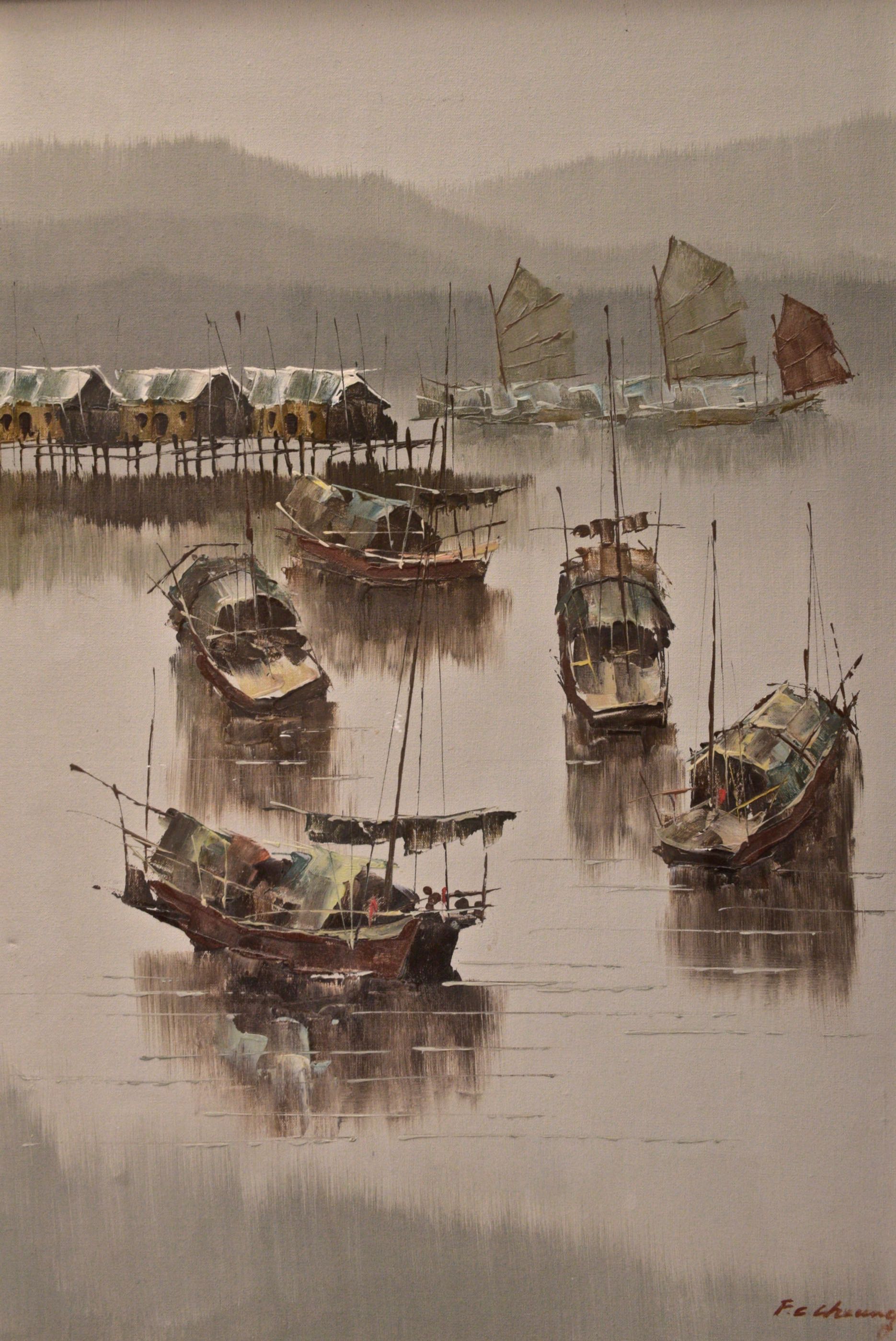 Oil On Canvas by F.C. Cheug