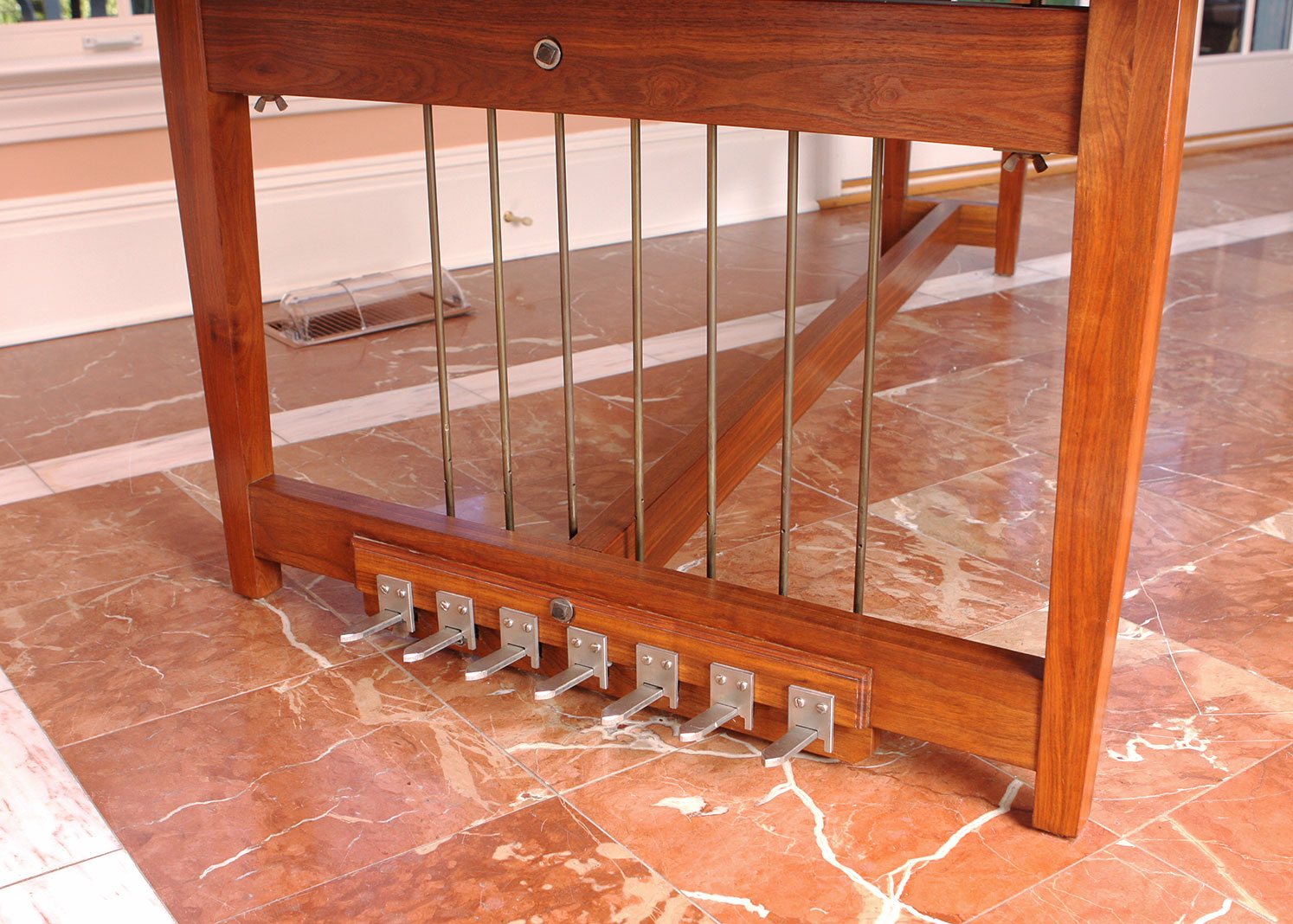 Double Manual Walnut Harpsichord by Challis Studio