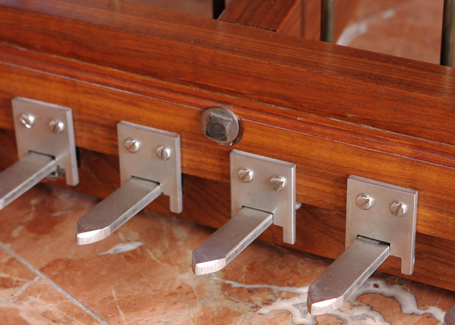 Double Manual Walnut Harpsichord by Challis Studio