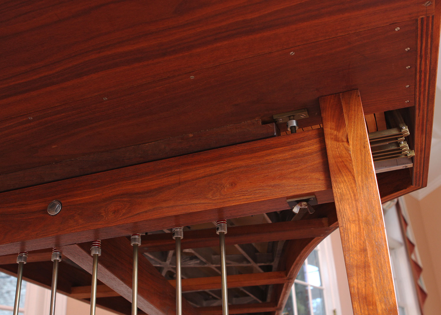 Double Manual Walnut Harpsichord by Challis Studio