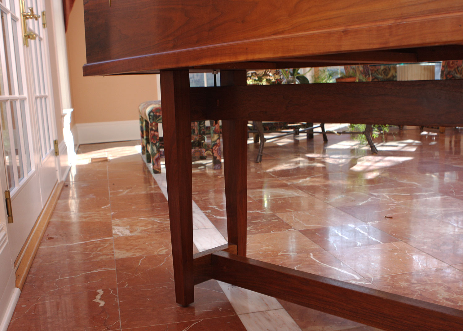 Double Manual Walnut Harpsichord by Challis Studio