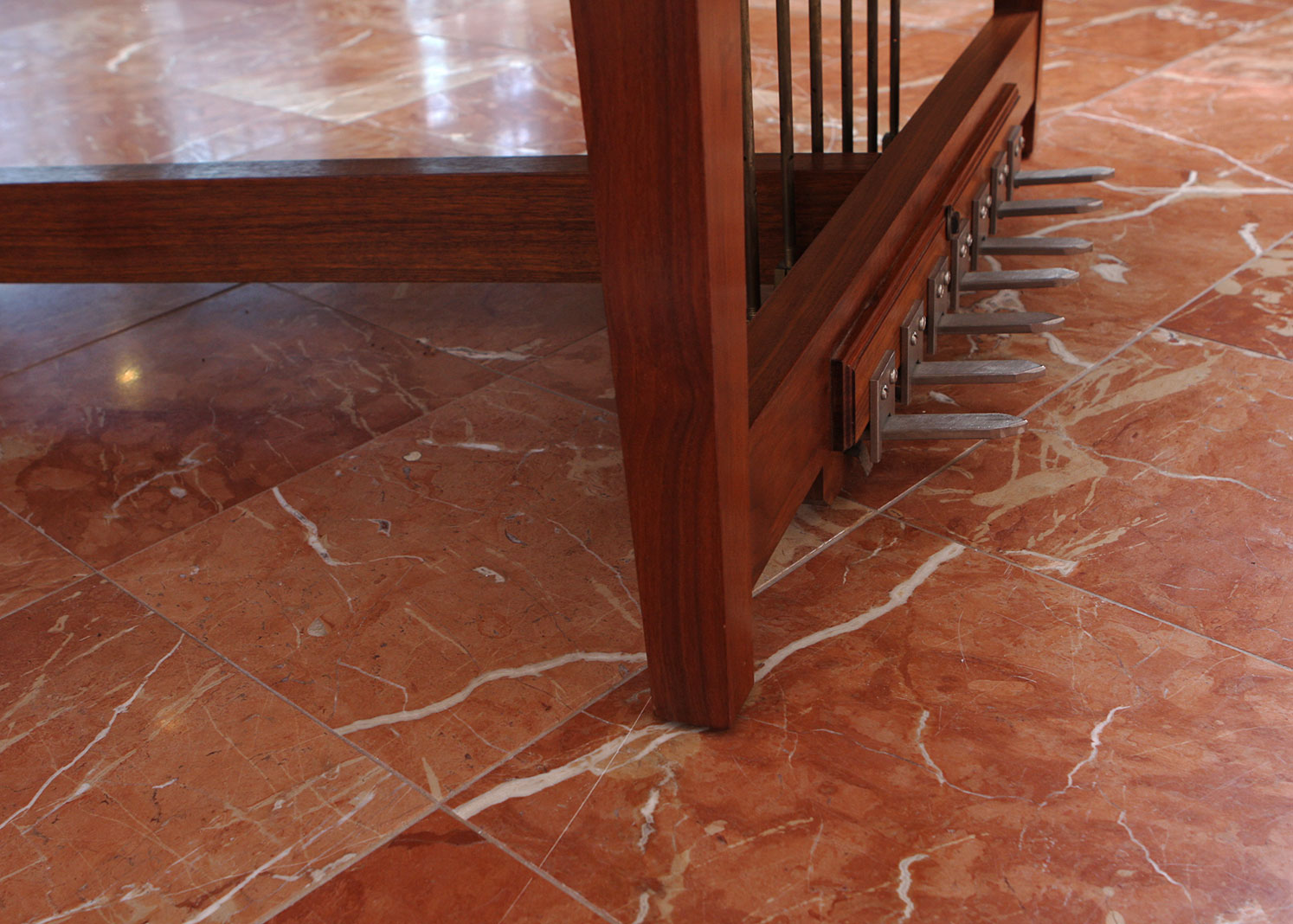 Double Manual Walnut Harpsichord by Challis Studio