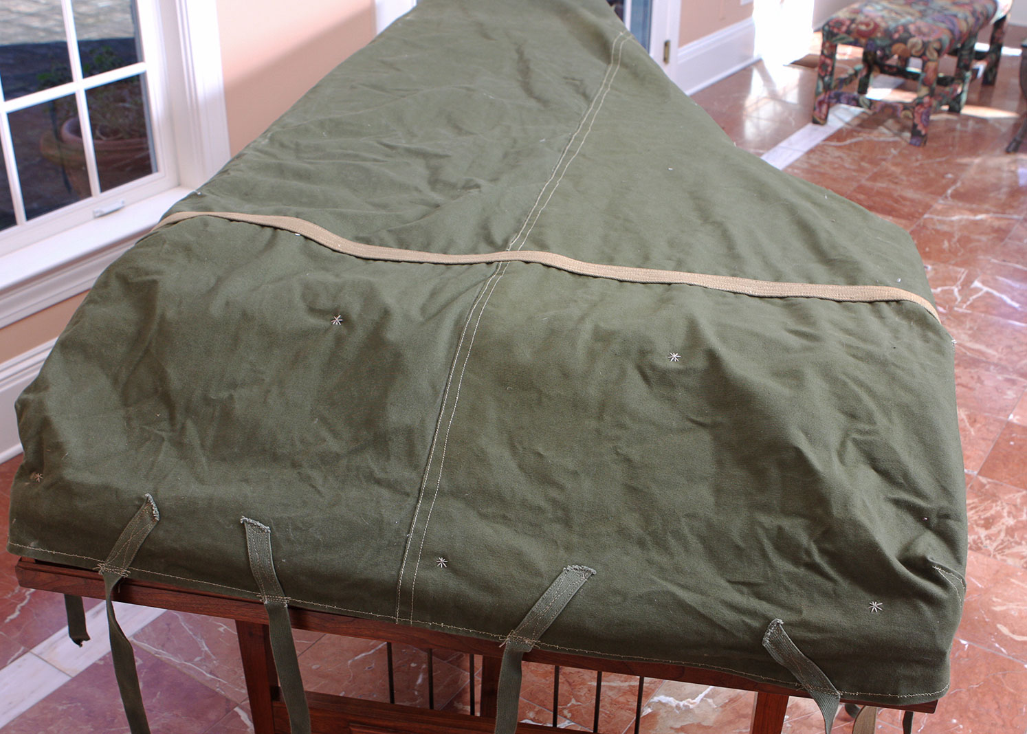 Double Manual Walnut Harpsichord by Challis Studio