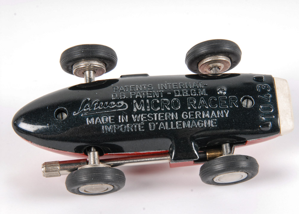 Pair of Vintage Metal Schuco Micro Racers