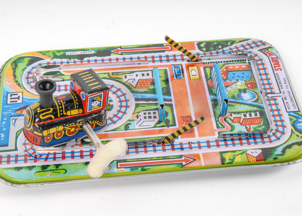 Collection of Five Vintage Mechanical Toys