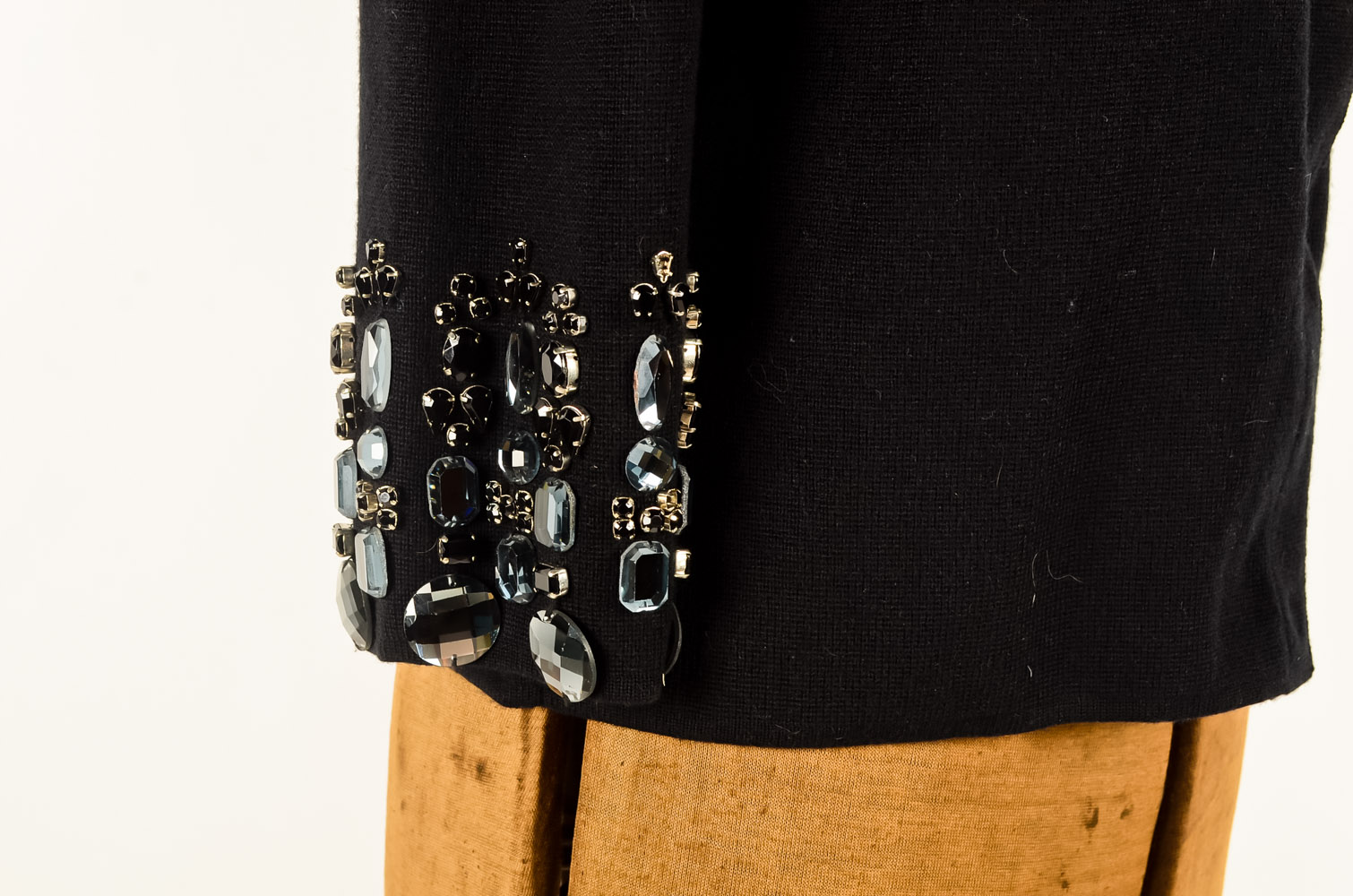 Tory Burch Merino Wool Beaded Cardigan