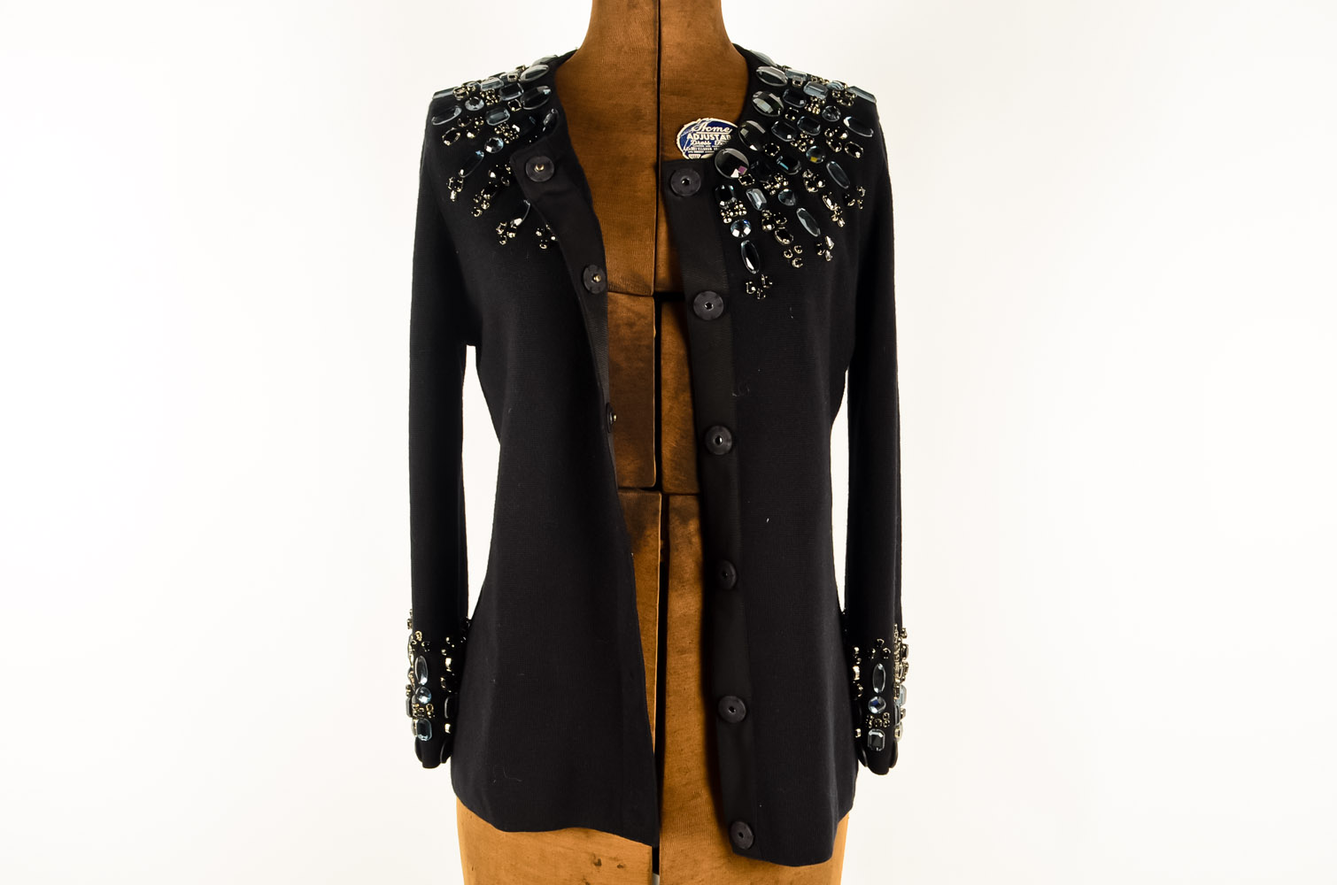 Tory Burch Merino Wool Beaded Cardigan
