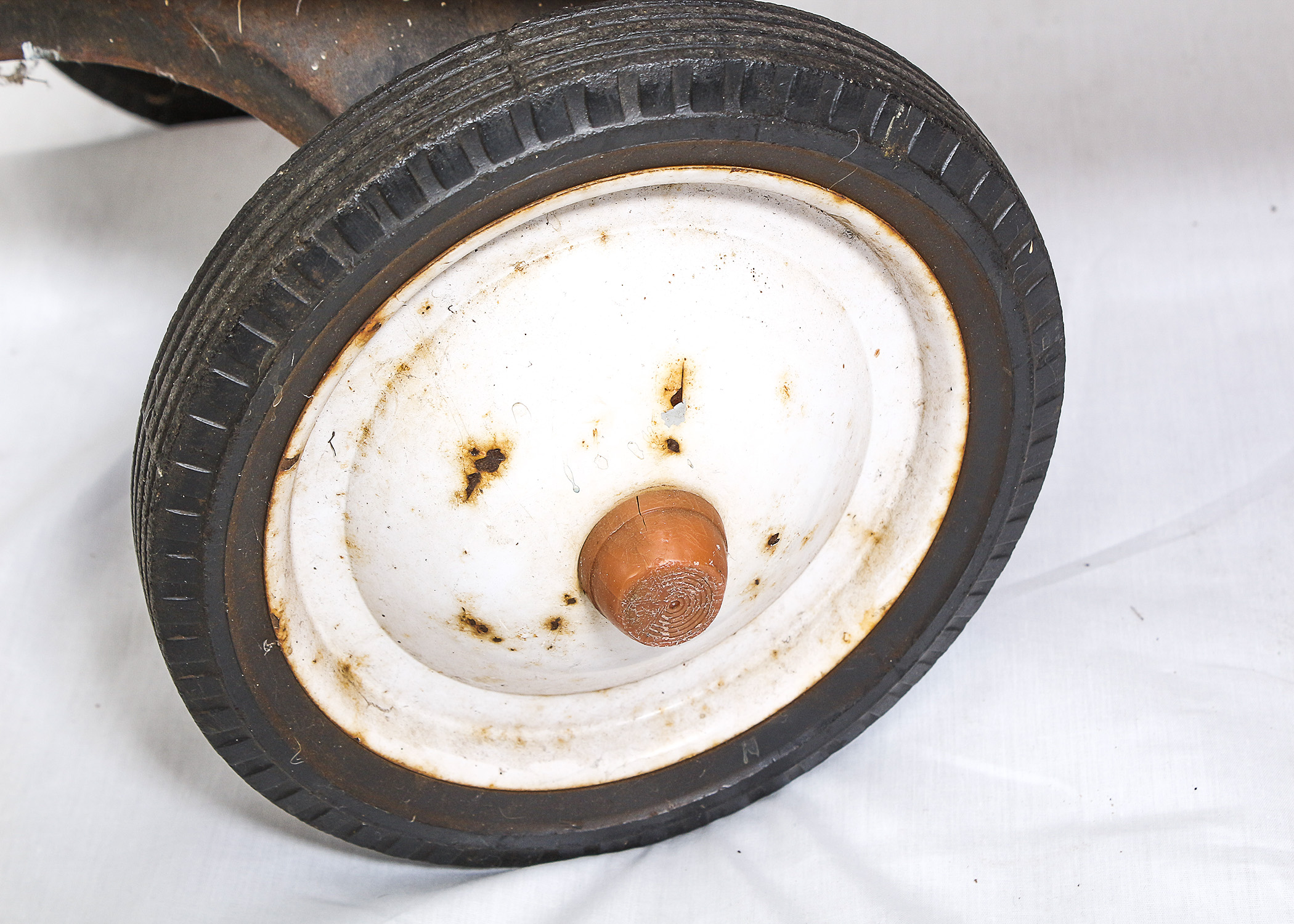 Vintage Radio Flyer Wagon and Hy-Speed Wheelbarrow