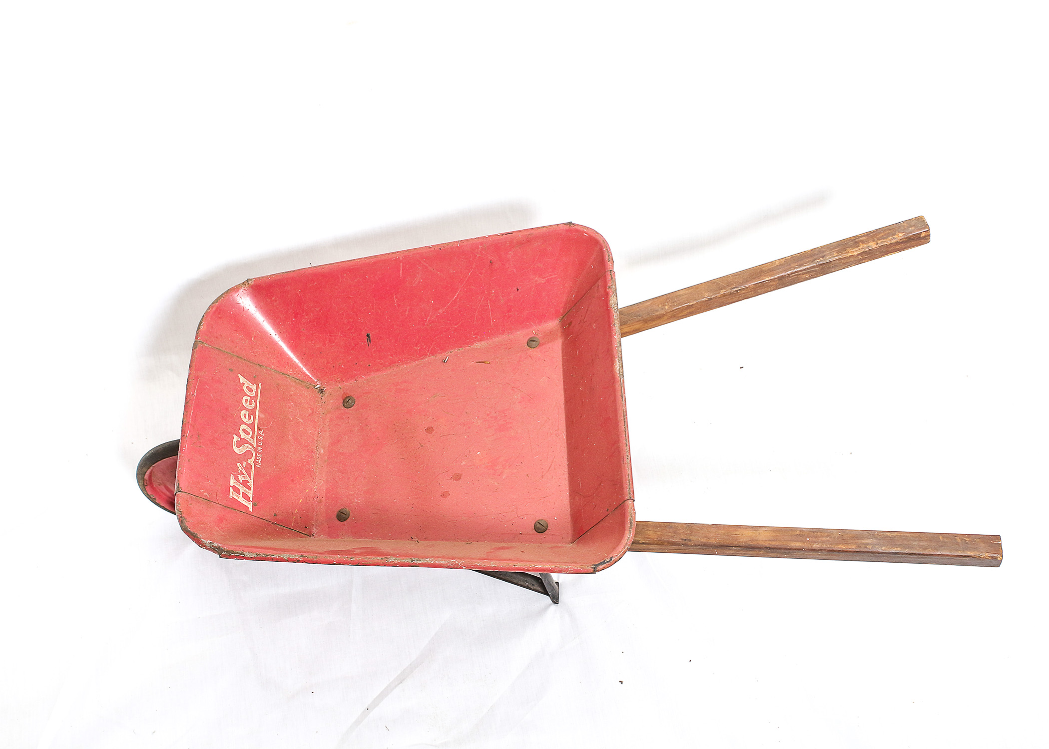 Vintage Radio Flyer Wagon and Hy-Speed Wheelbarrow