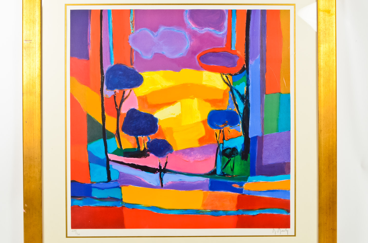 Marcel Mouly "Champ de Colza Autre" Signed & Editioned Serigraph