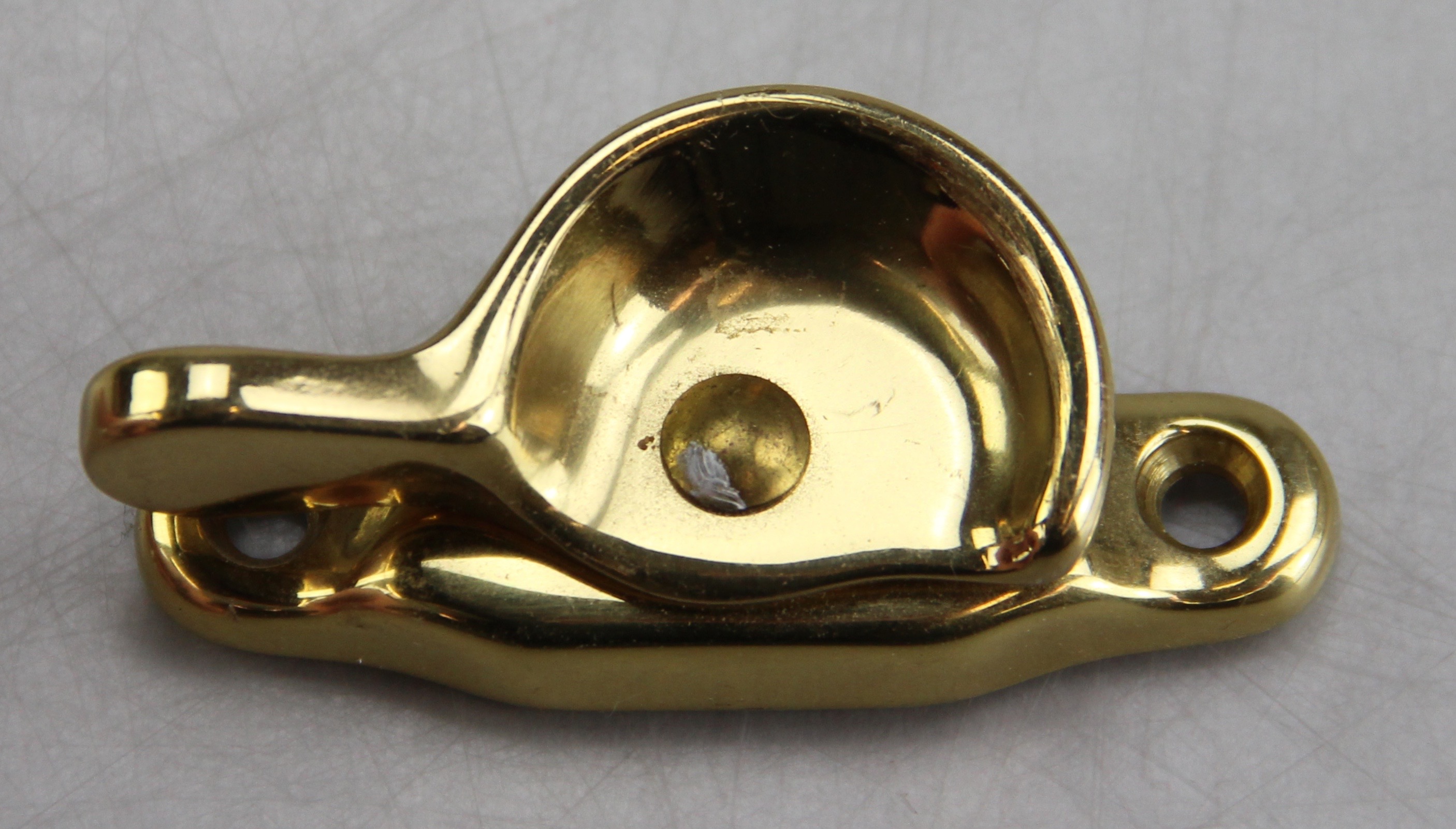 Trio of Polished Brass Lock and Handle Sets
