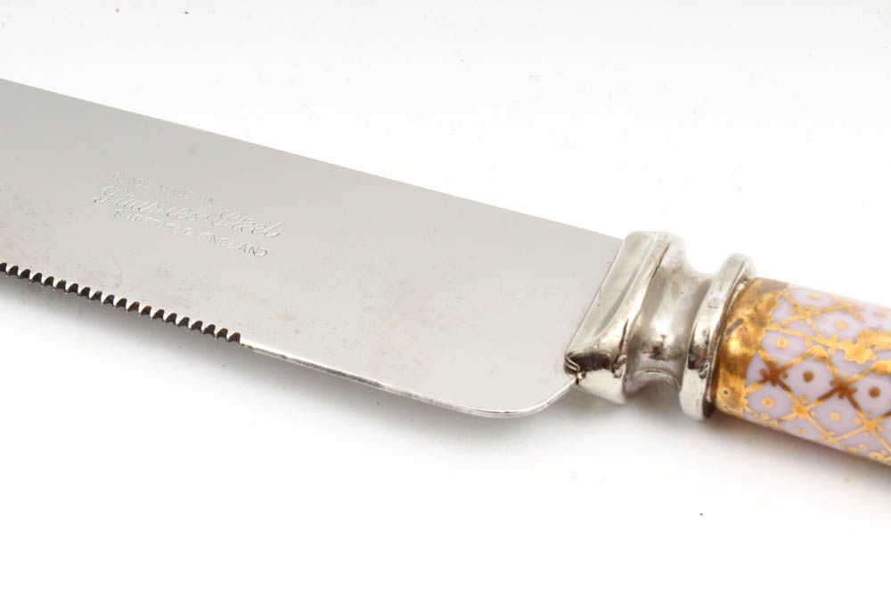 Prill and William Adams Stainless Steel Serving Sets