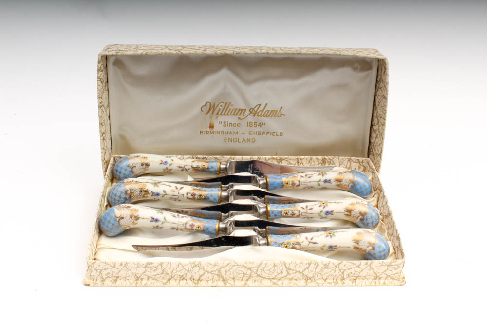 Prill and William Adams Stainless Steel Serving Sets