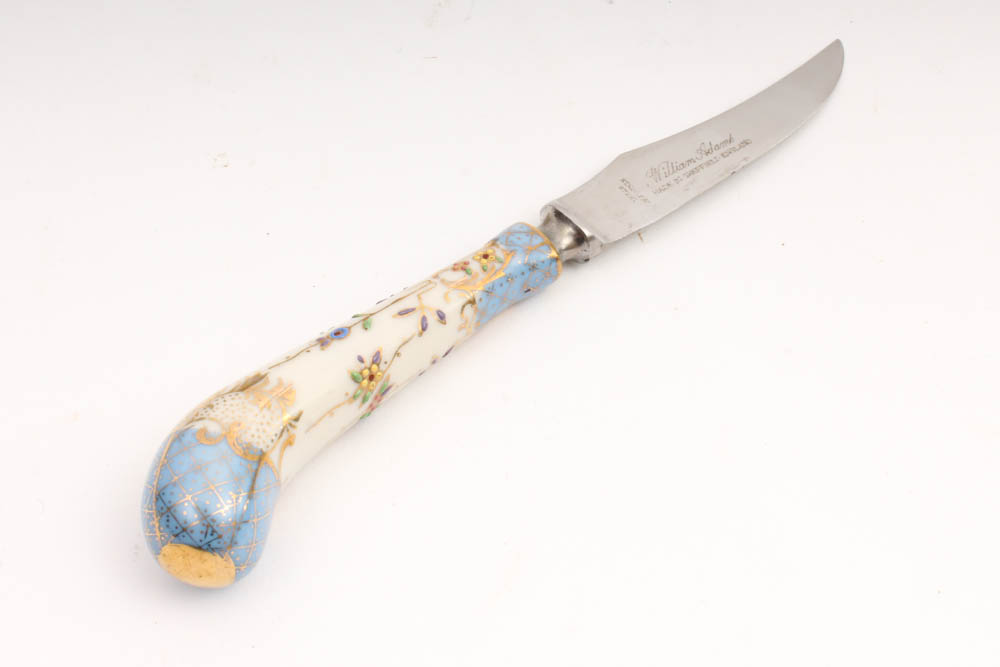 Prill and William Adams Stainless Steel Serving Sets