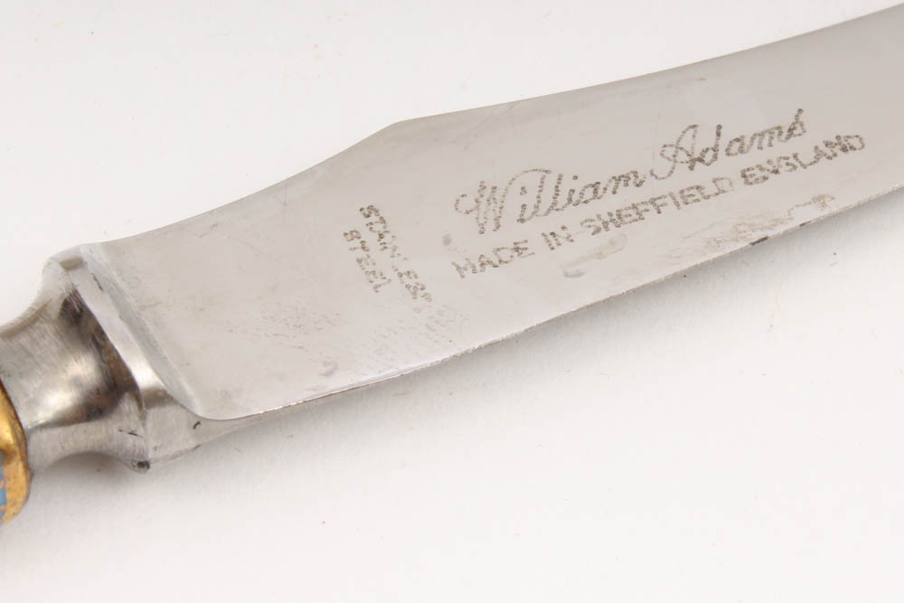 Prill and William Adams Stainless Steel Serving Sets