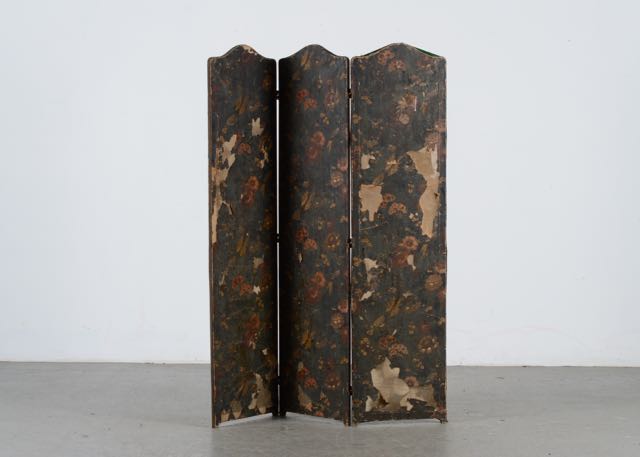 Antique Folding Room Screen