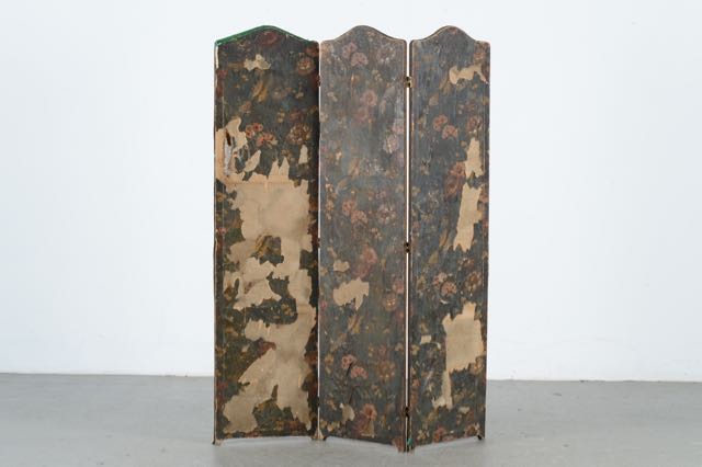 Antique Folding Room Screen