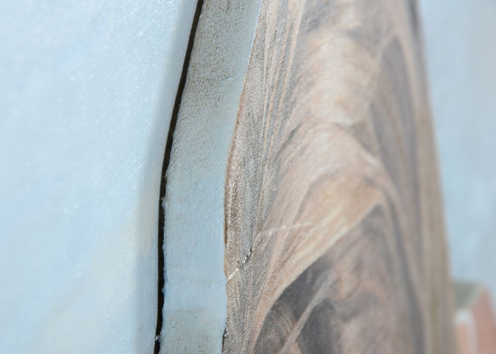 Jeanie Maddox Original Tiered Oil on Canvas of Swimmer