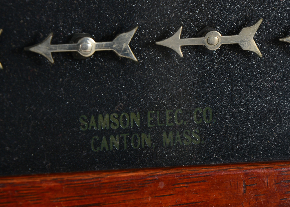 Antique Samson Electric Operator Wall Switchboard